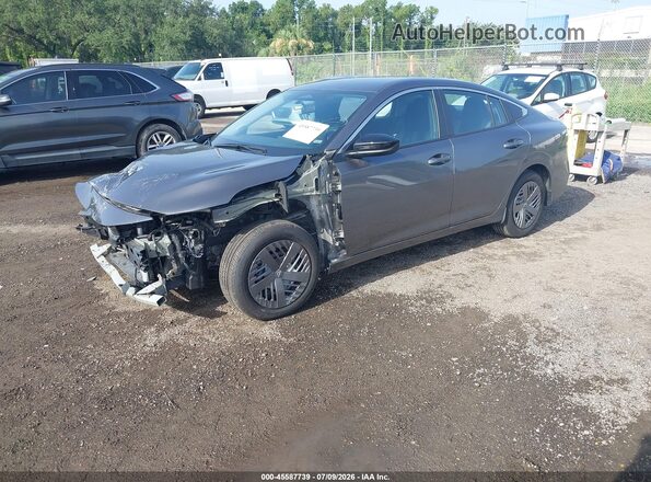 3N1AB9CV8TY206383 2026 NISSAN SENTRA Gray Առջևի ձախ երեք քառորդ տեսարան