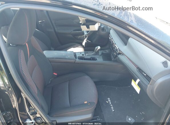 3N1AB9DV1TY275673 2026 NISSAN SENTRA Black Widok wnętrza z przodu