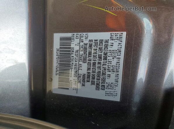 3N1AB9DV4TY268636 2026 NISSAN SENTRA Gray Engine compartment view