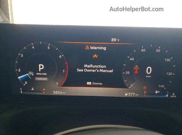 3N1AB9DV6TY277189 2026 NISSAN SENTRA Black Instrument cluster view