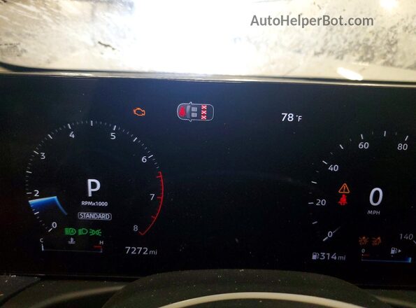 3N1AB9EW1TY223855 2026 NISSAN SENTRA White ხელსაწყოთა პანელის ხედი