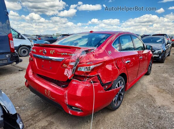 3N1CB7AP0HY203177 2017 NISSAN SENTRA Red Tył prawy