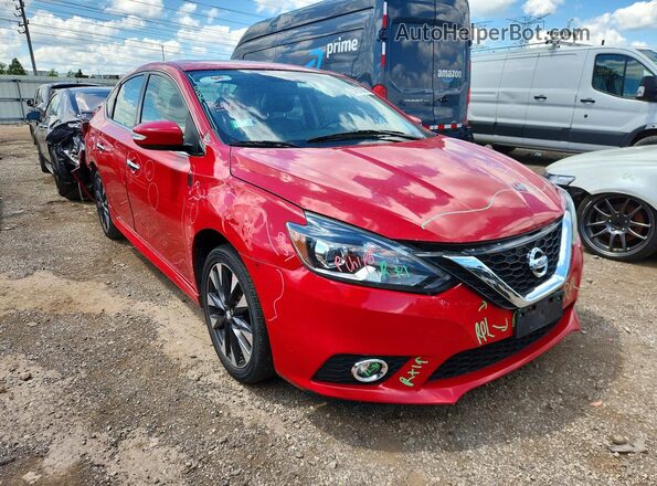 3N1CB7AP0HY203177 2017 NISSAN SENTRA Red Przód prawy
