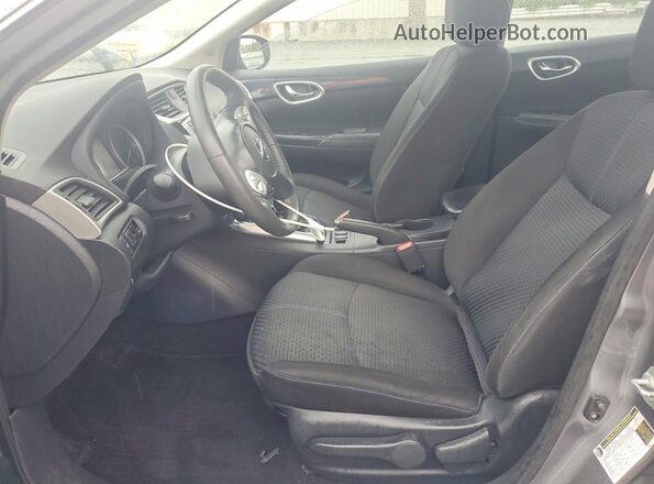 3N1CB7AP0HY304610 2017 NISSAN SENTRA Gray წინა სალონის ხედი