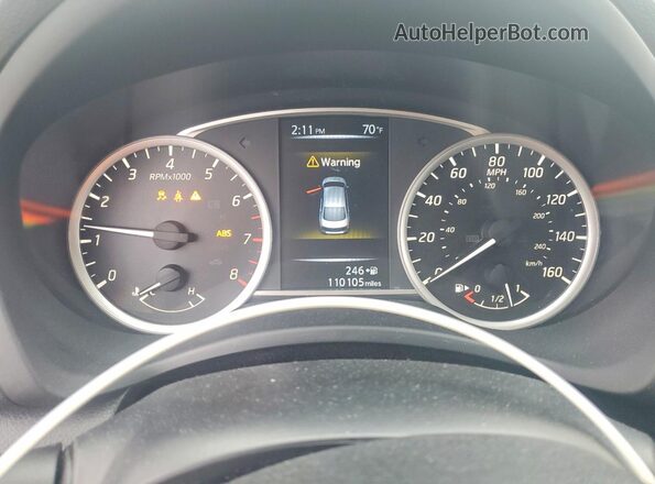 3N1CB7AP0HY304610 2017 NISSAN SENTRA Gray ხელსაწყოთა პანელის ხედი