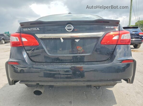 3N1CB7AP0HY381610 2017 NISSAN SENTRA Black Rear view