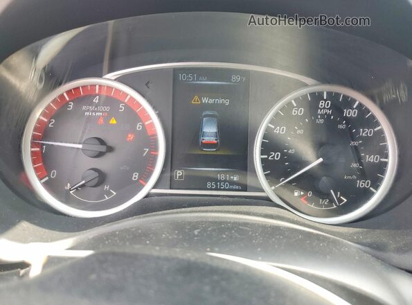 3N1CB7AP0HY381610 2017 NISSAN SENTRA Black Instrument cluster view