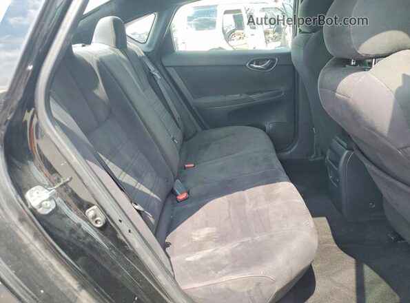 3N1CB7AP0HY381610 2017 NISSAN SENTRA Black Rear seats view