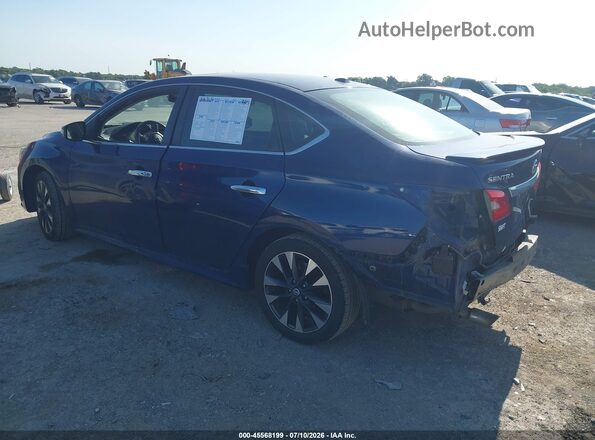 3N1CB7AP2HY237332 2017 NISSAN SENTRA Blue Trasero izquierdo