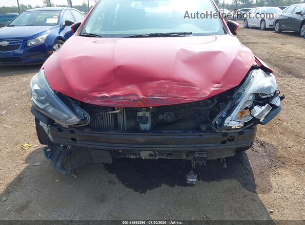 3N1CB7AP3JY225793 2018 NISSAN SENTRA Red Front view