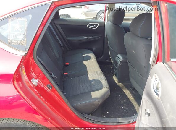 3N1CB7AP3JY225793 2018 NISSAN SENTRA Red VIN sticker view