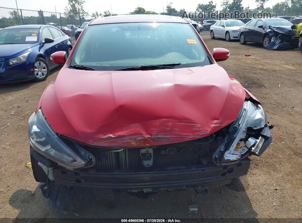3N1CB7AP3JY225793 2018 NISSAN SENTRA Red Rear interior view