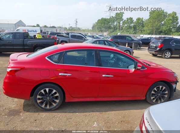 3N1CB7AP3JY225793 2018 NISSAN SENTRA Red 360 interior view