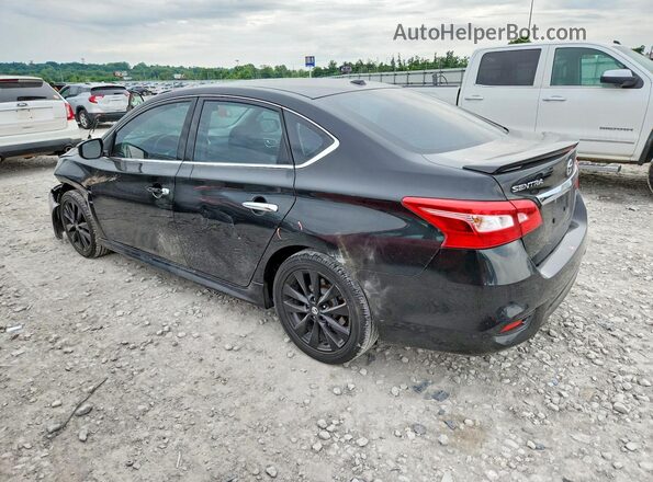 3N1CB7AP4HY302908 2017 NISSAN SENTRA Black Հետևի ձախ