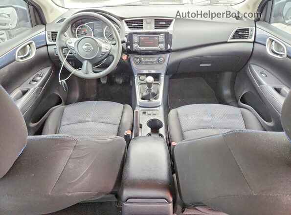 3N1CB7AP4HY302908 2017 NISSAN SENTRA Black Առջևի վահանակի տեսք