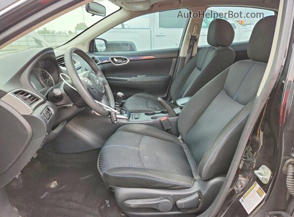 3N1CB7AP4HY302908 2017 NISSAN SENTRA Black Սալոնի դիմացի տեսք