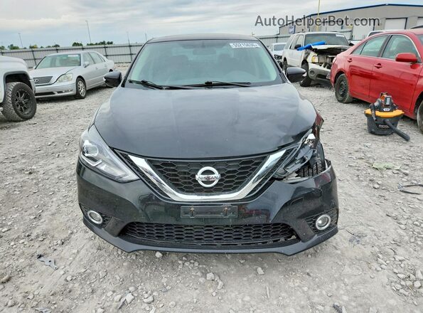 3N1CB7AP4HY302908 2017 NISSAN SENTRA Black Դիմացի տեսք
