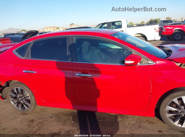 3N1CB7AP4HY324133 2017 NISSAN SENTRA Red Սալոնի հետևի տեսք