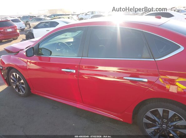 3N1CB7AP4HY324133 2017 NISSAN SENTRA Red Սալոնի 360 աստիճան տեսք
