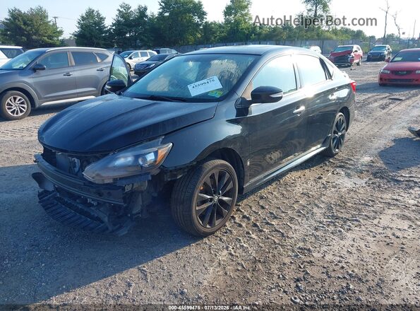 3N1CB7AP5HY283981 2017 NISSAN SENTRA Черный Передняя левая четверть