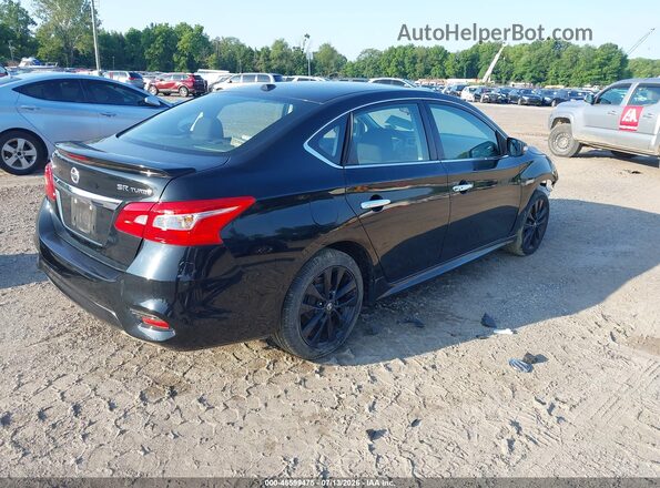 3N1CB7AP5HY283981 2017 NISSAN SENTRA Черный Задняя правая четверть