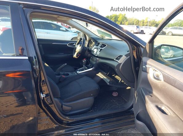 3N1CB7AP5HY283981 2017 NISSAN SENTRA Черный Вид салона спереди