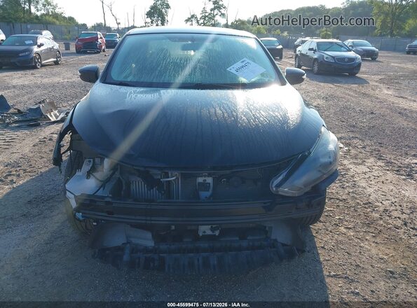 3N1CB7AP5HY283981 2017 NISSAN SENTRA Черный Вид задней части салона