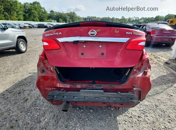 3N1CB7AP5HY337487 2017 NISSAN SENTRA Red უკანა ხედი