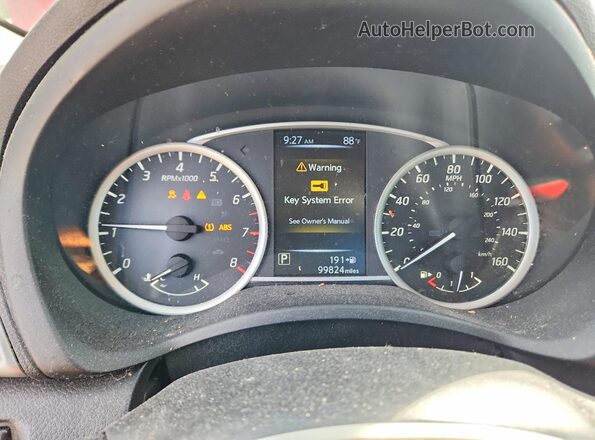 3N1CB7AP5HY337487 2017 NISSAN SENTRA Red ხელსაწყოთა პანელის ხედი