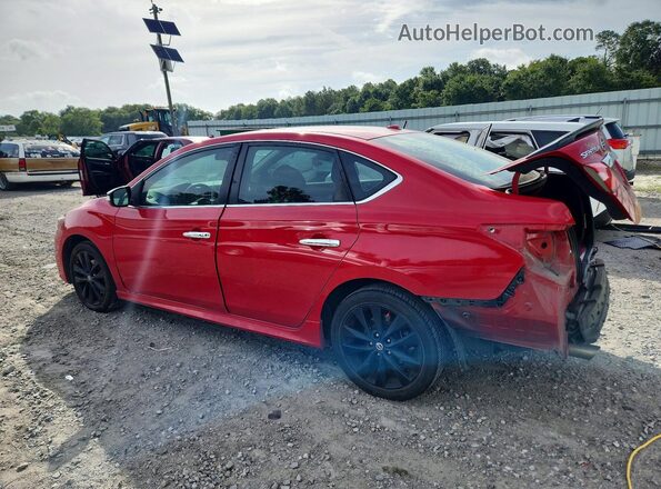 3N1CB7AP5HY337487 2017 NISSAN SENTRA Red უკანა მარცხენა