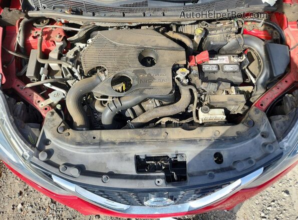 3N1CB7AP5HY337487 2017 NISSAN SENTRA Red უკანა სალონის ხედი