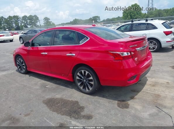3N1CB7AP6HY232649 2017 NISSAN SENTRA Red Задня ліва чверть