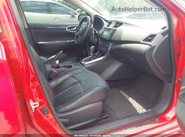 3N1CB7AP6HY232649 2017 NISSAN SENTRA Red Вид салону спереду