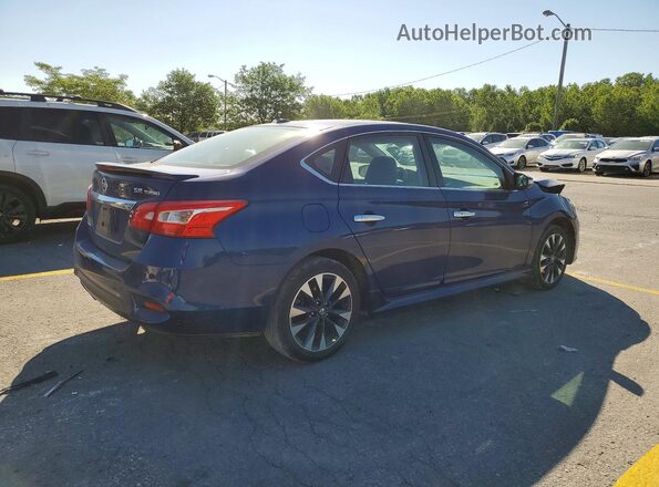 3N1CB7AP6HY239746 2017 NISSAN SENTRA Blue Задня права чверть