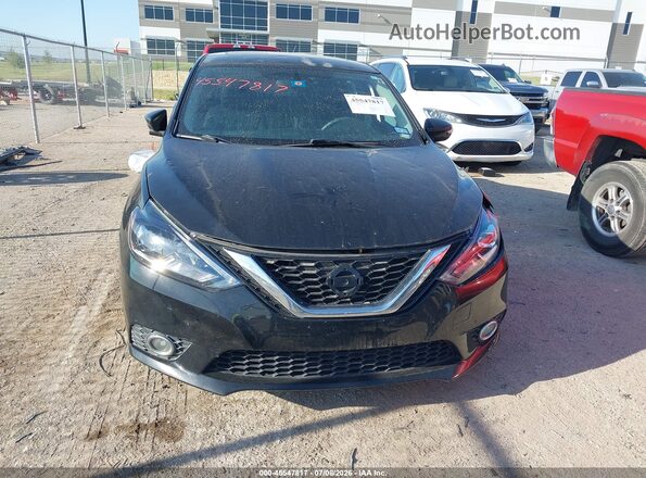 3N1CB7AP6HY343556 2017 NISSAN SENTRA Black Widok zestawu wskaźników