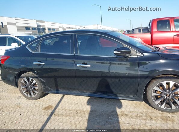 3N1CB7AP6HY343556 2017 NISSAN SENTRA Black Widok wnętrza z tyłu