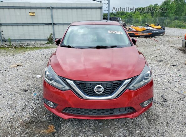 3N1CB7AP7JY212562 2018 NISSAN SENTRA Red Widok z przodu
