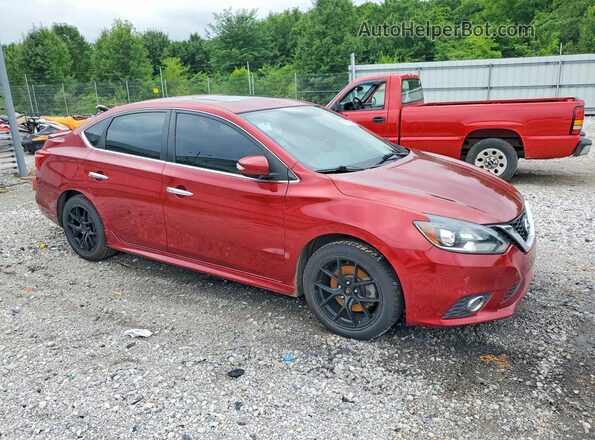 3N1CB7AP7JY212562 2018 NISSAN SENTRA Red Przód prawy