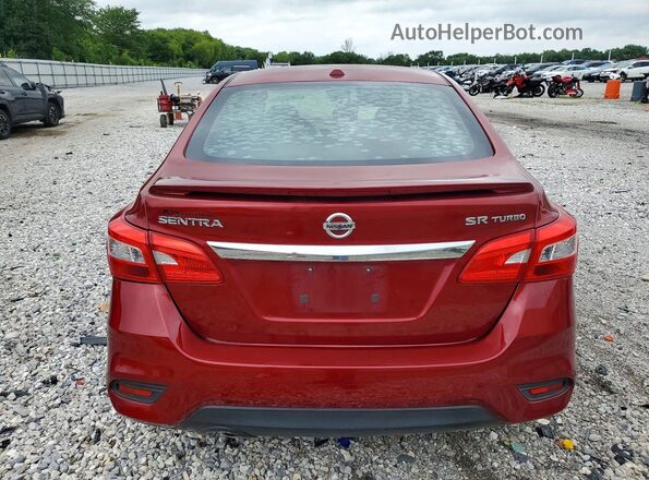 3N1CB7AP7JY212562 2018 NISSAN SENTRA Red Widok z tyłu