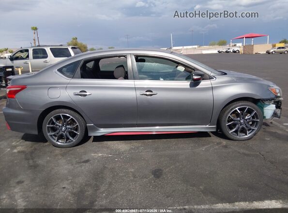 3N1CB7AP8HY265815 2017 NISSAN SENTRA Silver Rear interior view