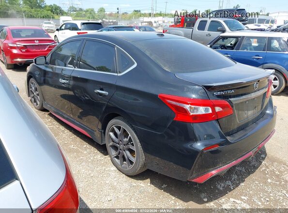 3N1CB7AP8JY254982 2018 NISSAN SENTRA Black Rear left