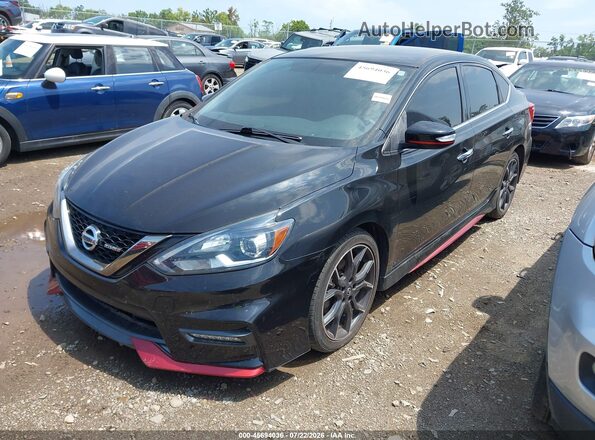 3N1CB7AP8JY254982 2018 NISSAN SENTRA Black Front left