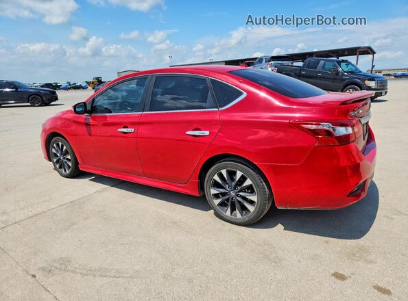 3N1CB7AP9HY231995 2017 NISSAN SENTRA Красный Задняя левая четверть