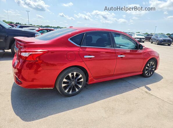 3N1CB7AP9HY231995 2017 NISSAN SENTRA Красный Задняя правая четверть