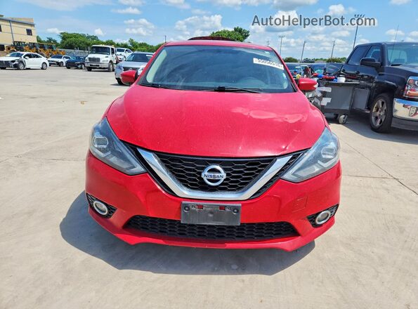3N1CB7AP9HY231995 2017 NISSAN SENTRA Красный Вид спереди