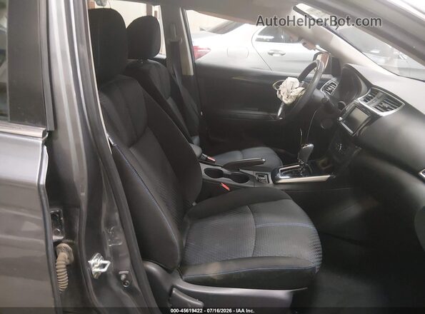 3N1CB7APXKY277987 2019 NISSAN SENTRA Серый Вид салона спереди