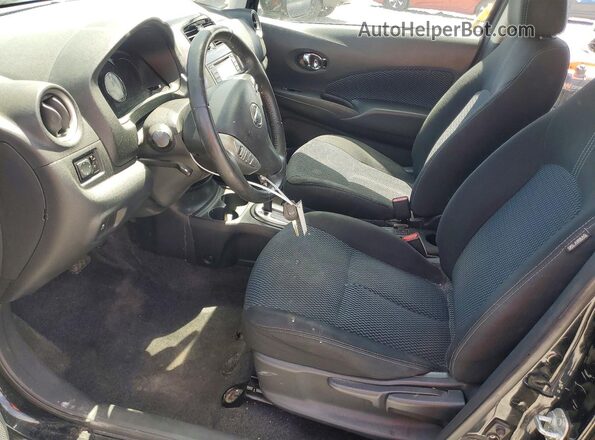 3N1CE2CP0GL352031 2016 NISSAN VERSA Черный Вид салона спереди