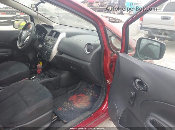 3N1CE2CP0GL381416 2016 NISSAN VERSA NOTE Maroon Widok wnętrza z przodu