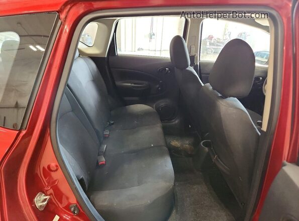 3N1CE2CP0JL354241 2018 NISSAN VERSA Red Vista de los asientos traseros