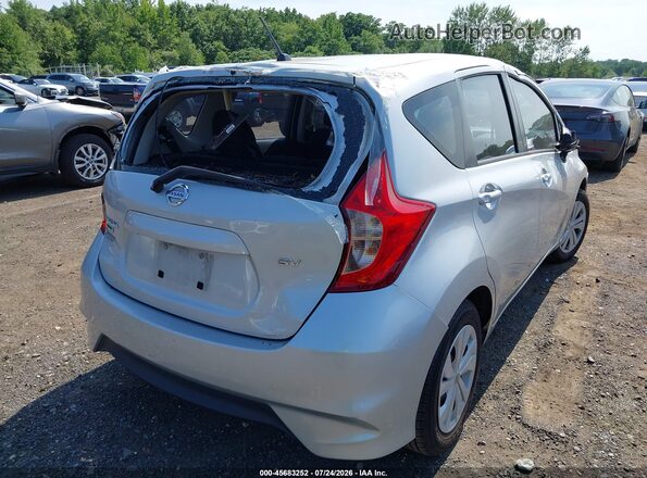 3N1CE2CP0KL354676 2019 NISSAN VERSA NOTE Silver Front view